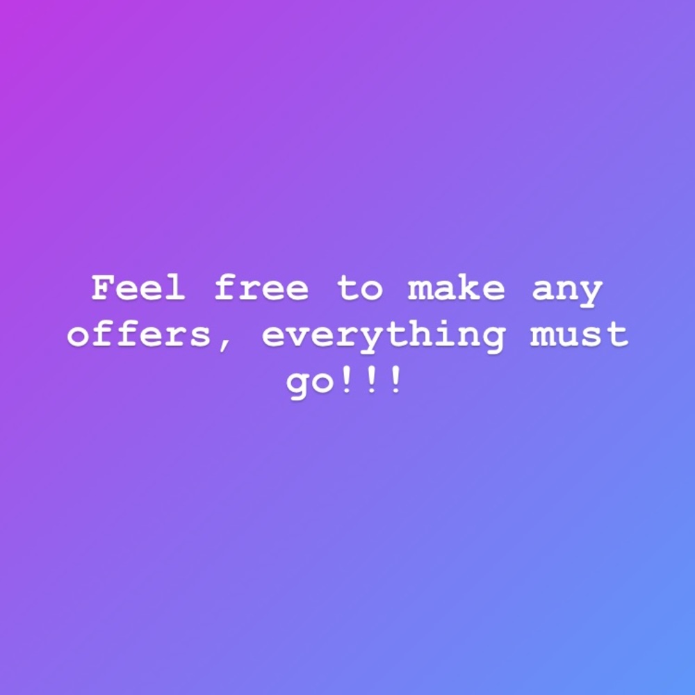 HUGE MOVING SALE